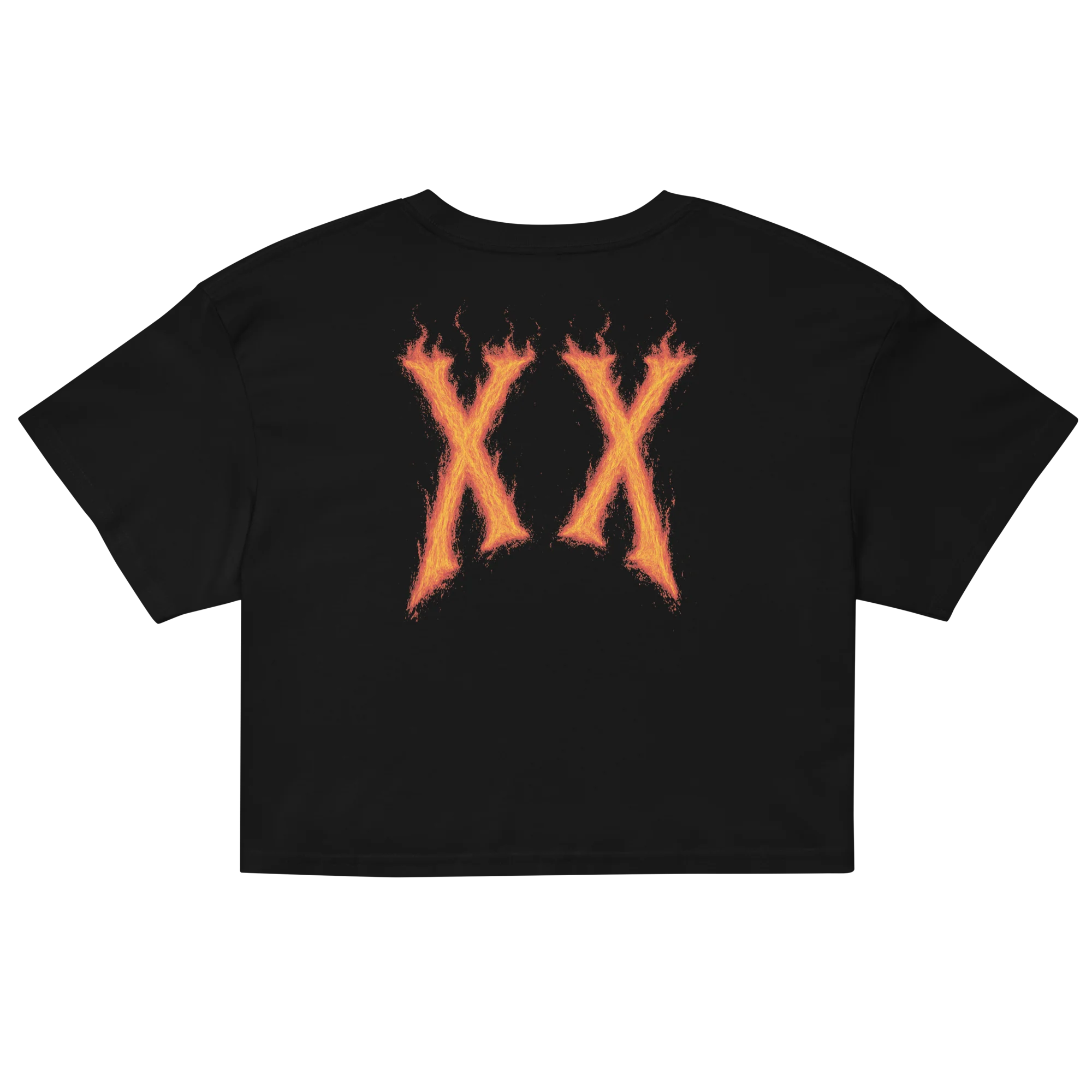 BREEZY BOWL FLAME WOMEN'S CROP TOP - Image 2