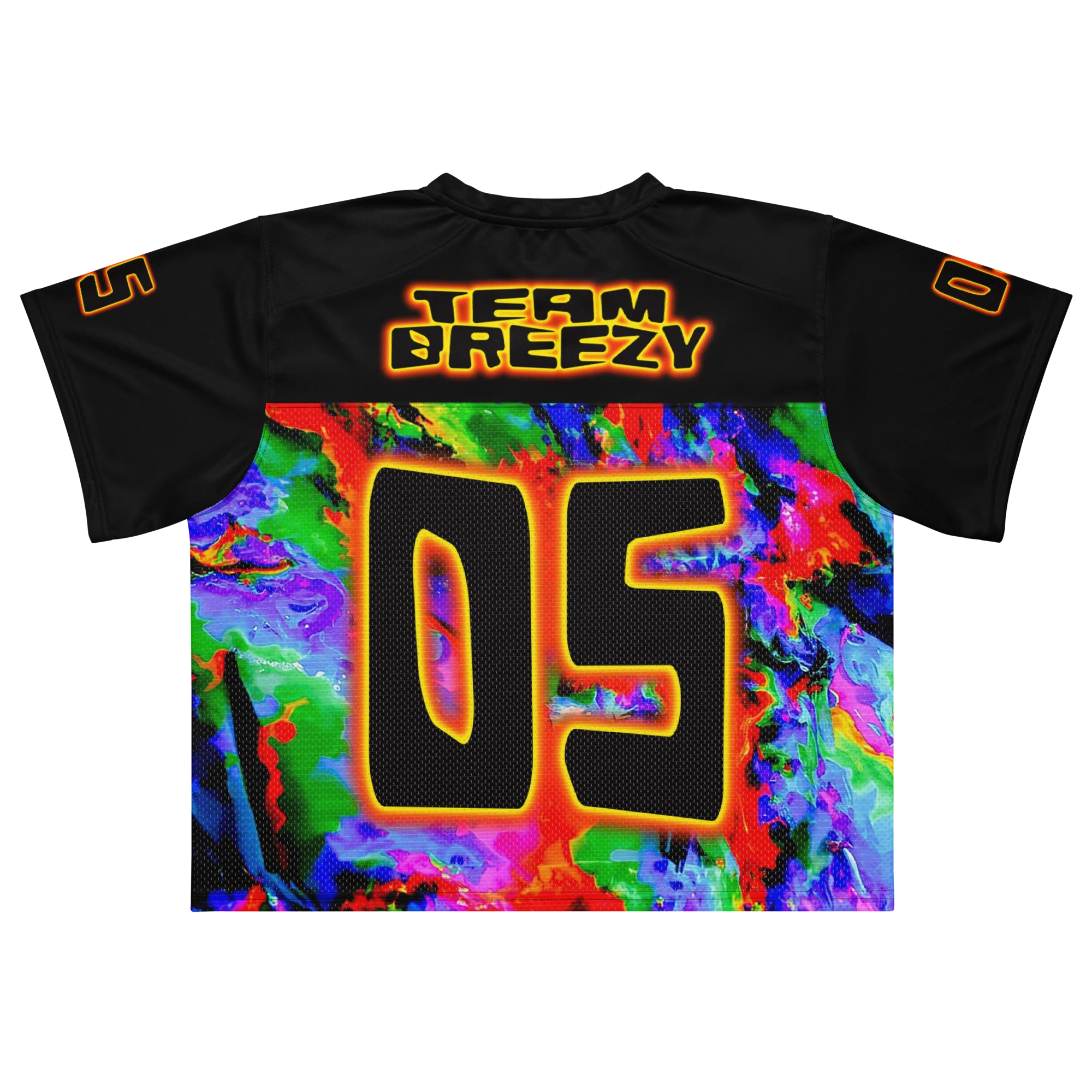 BREEZY UNIVERSE BOXY FOOTBALL JERSEY - Image 2