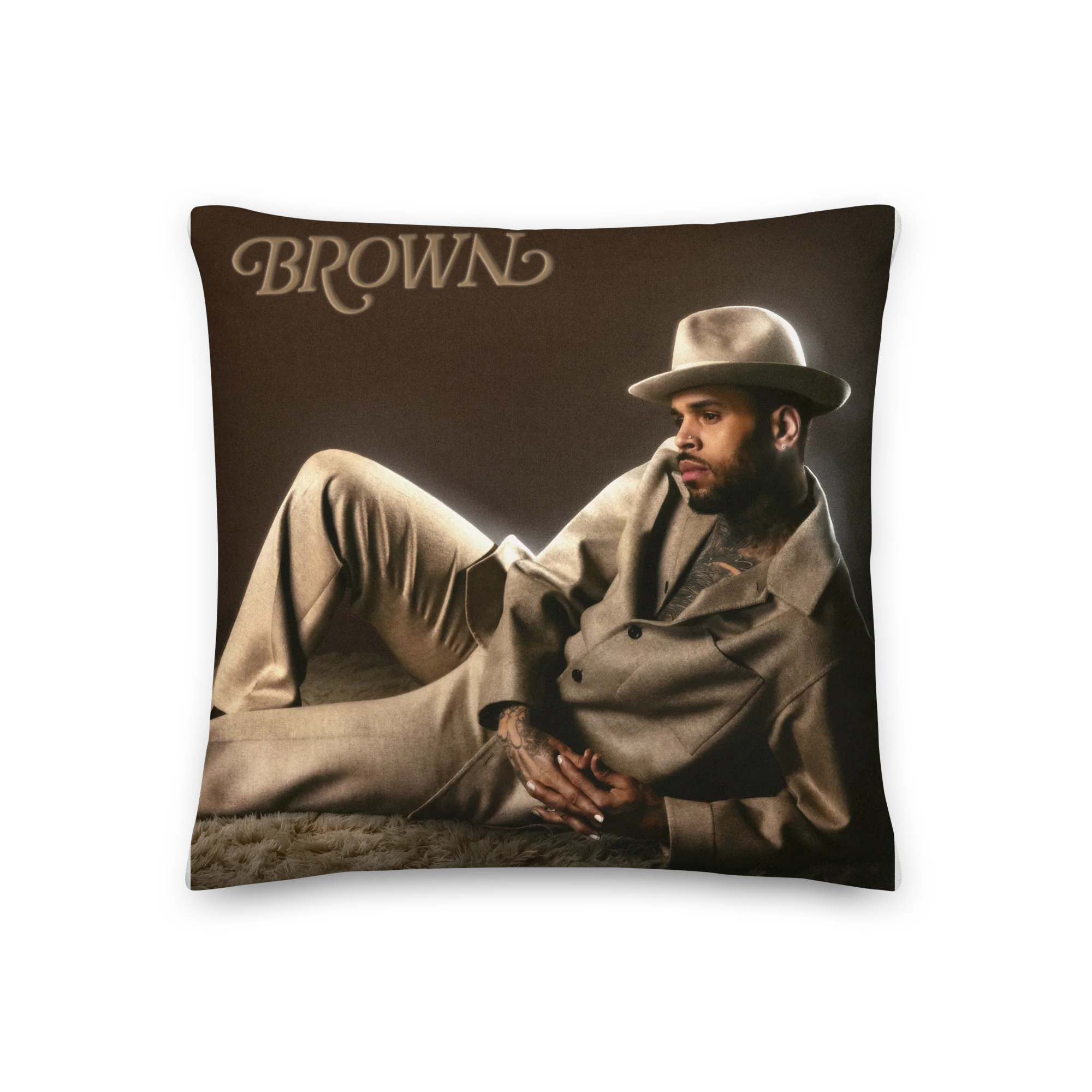 BROWN ALBUM Premium Pillow