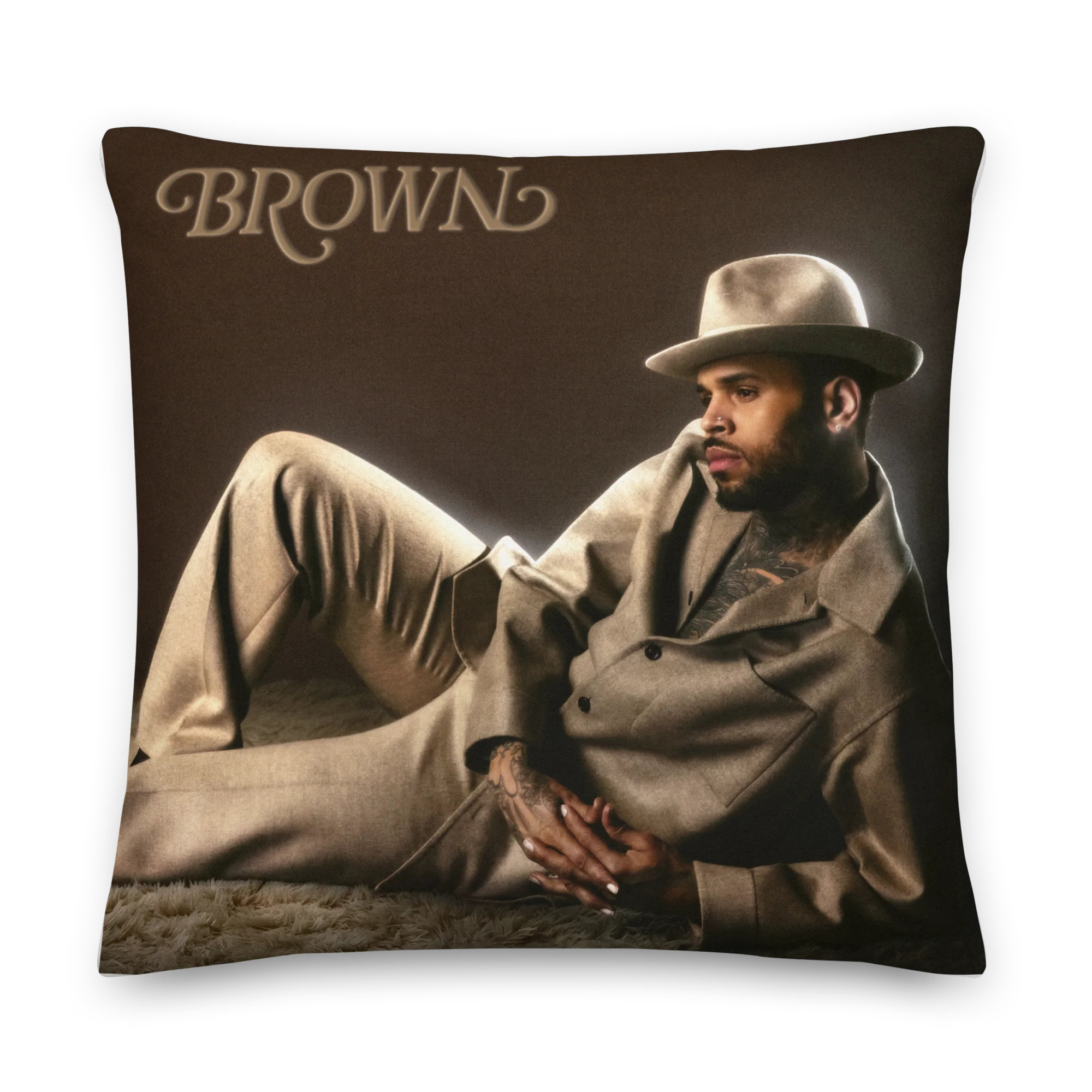 BROWN ALBUM Premium Pillow - Image 3
