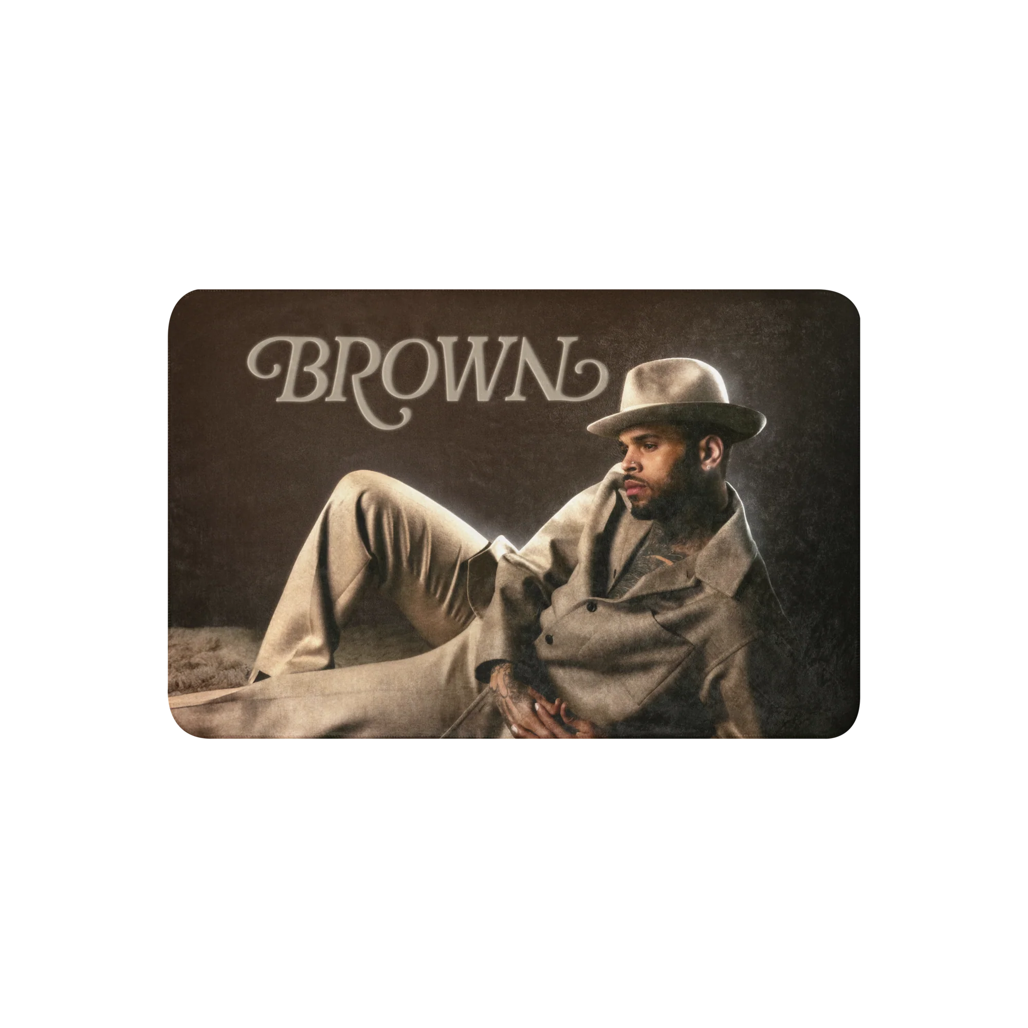 BROWN ALBUM Sherpa blanket