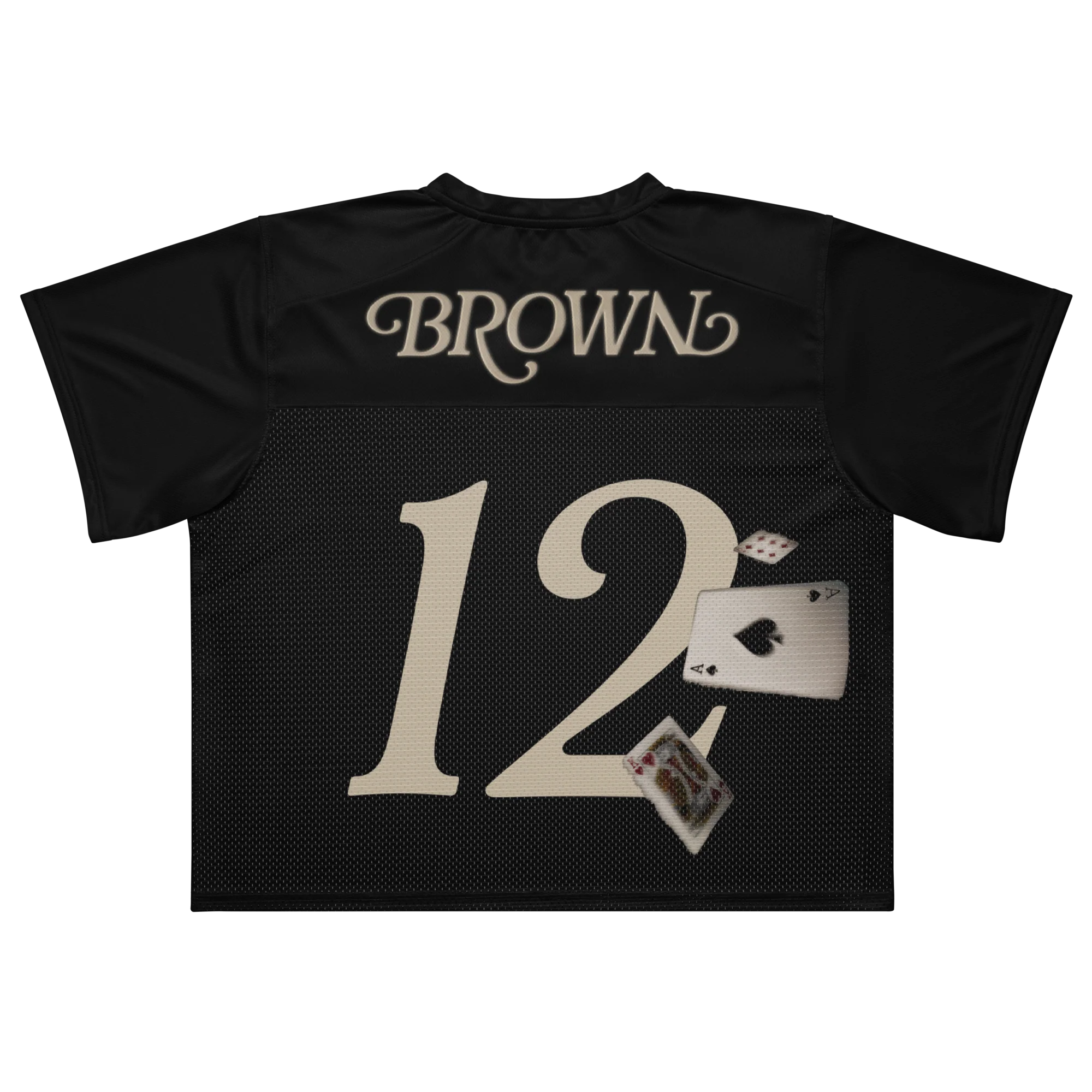 BROWN CASINO BOXY FOOTBALL JERSEY - Image 2