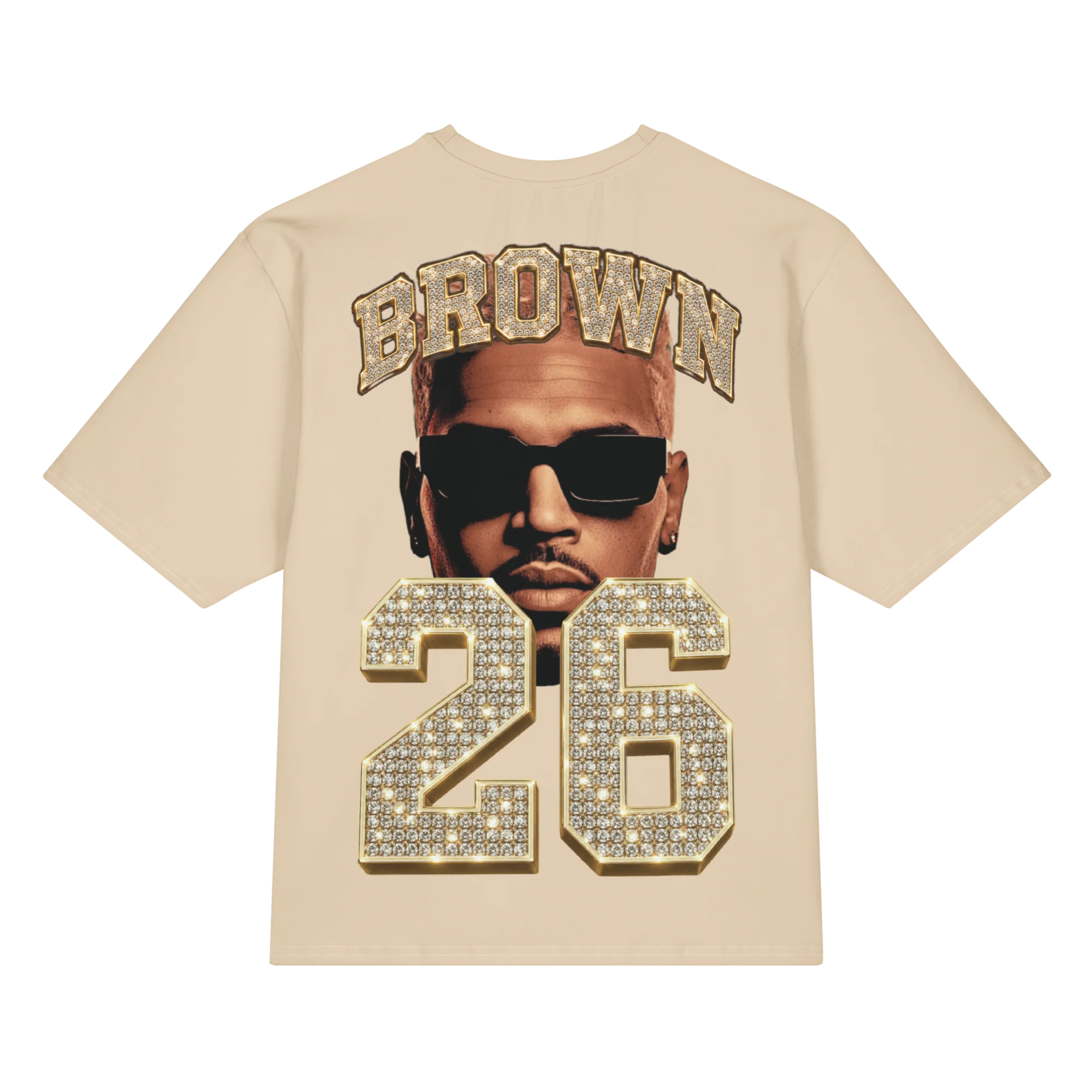BROWN LIGHTNING Oversized cotton t-shirt - Image 2