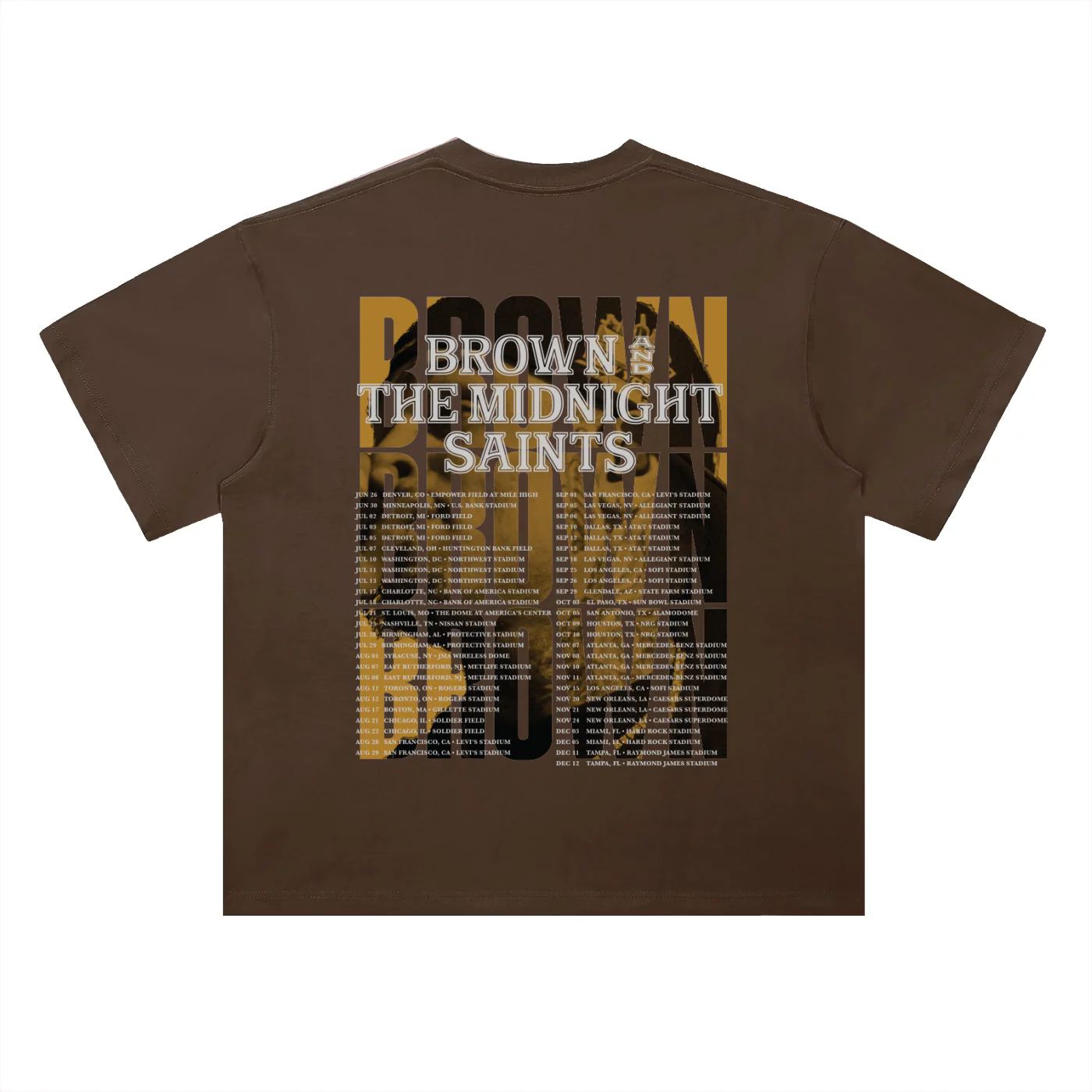 BROWN & THE MIDNIGHT SAINTS SERIES S/S T-SHIRT - Image 2