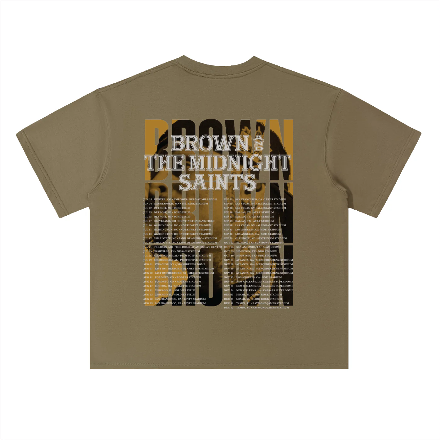 BROWN & THE MIDNIGHT SAINTS SERIES S/S T-SHIRT - Image 4