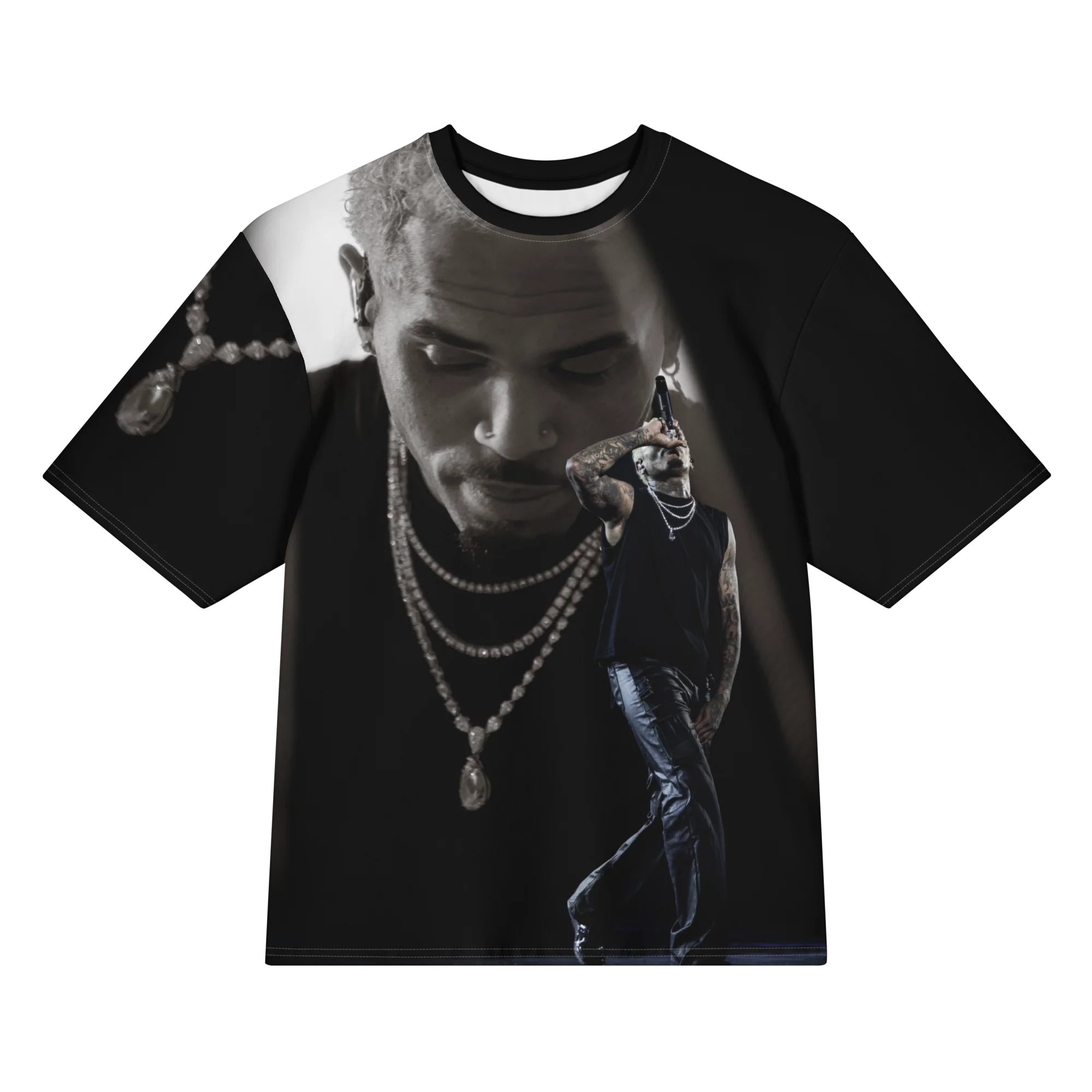 CHAIN OF COMMAND Oversized cotton t-shirt
