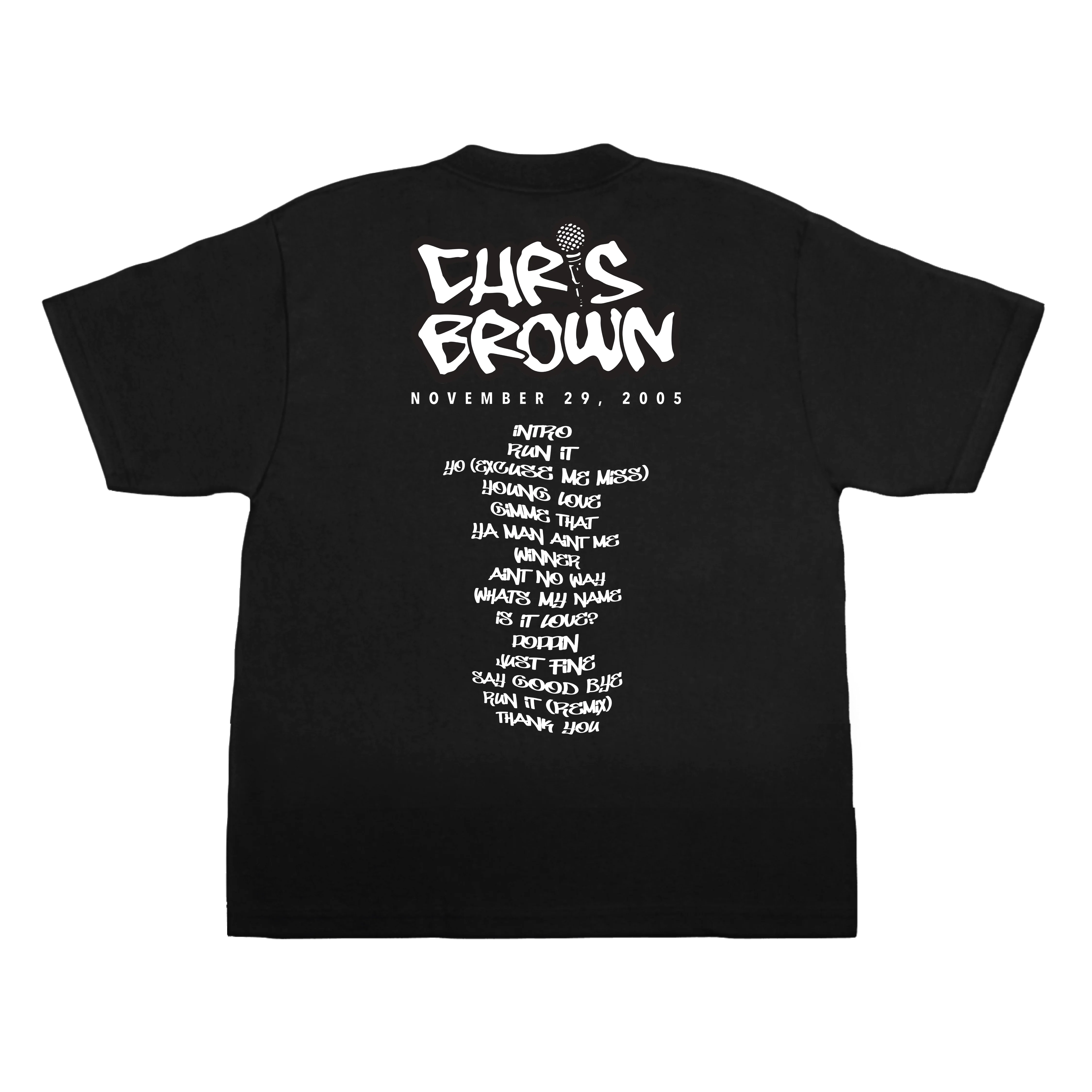 CHRIS BROWN (SELF TITLED) ANNIVERSARY T-SHIRT - Image 2