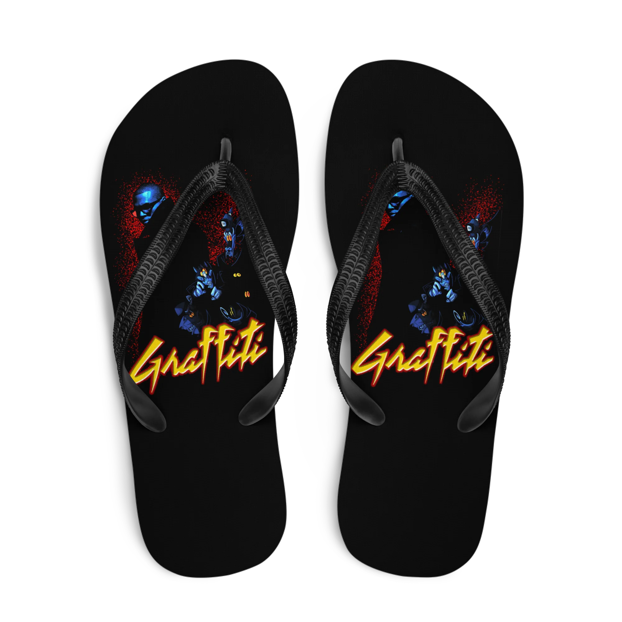GRAFFITI ROLLOUT Flip-Flops