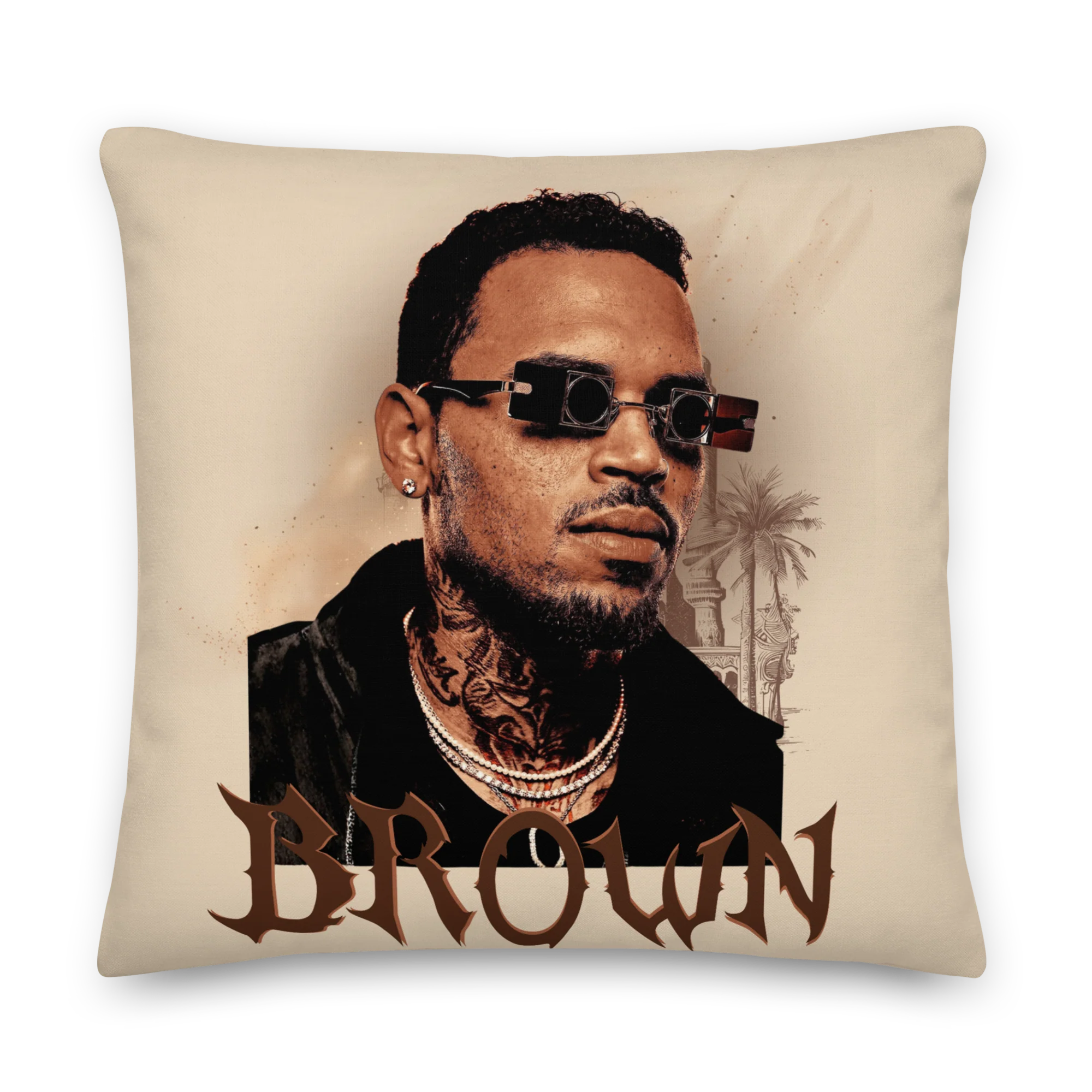 HIGHLINE BROWN Premium Pillow - Image 4