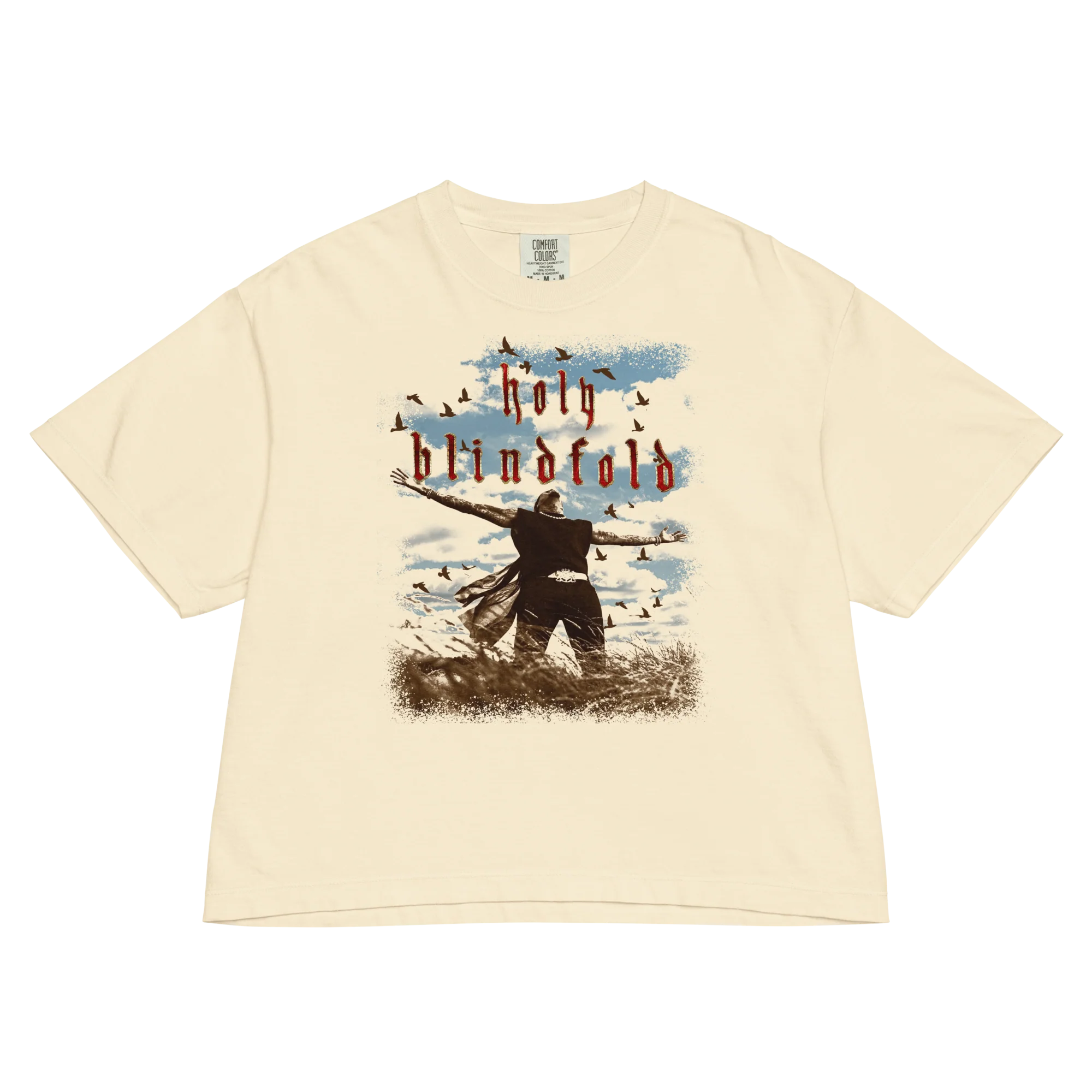 HOLY BLINDFOLD WOMEN'S HEAVYWEIGHT BOXY TEE