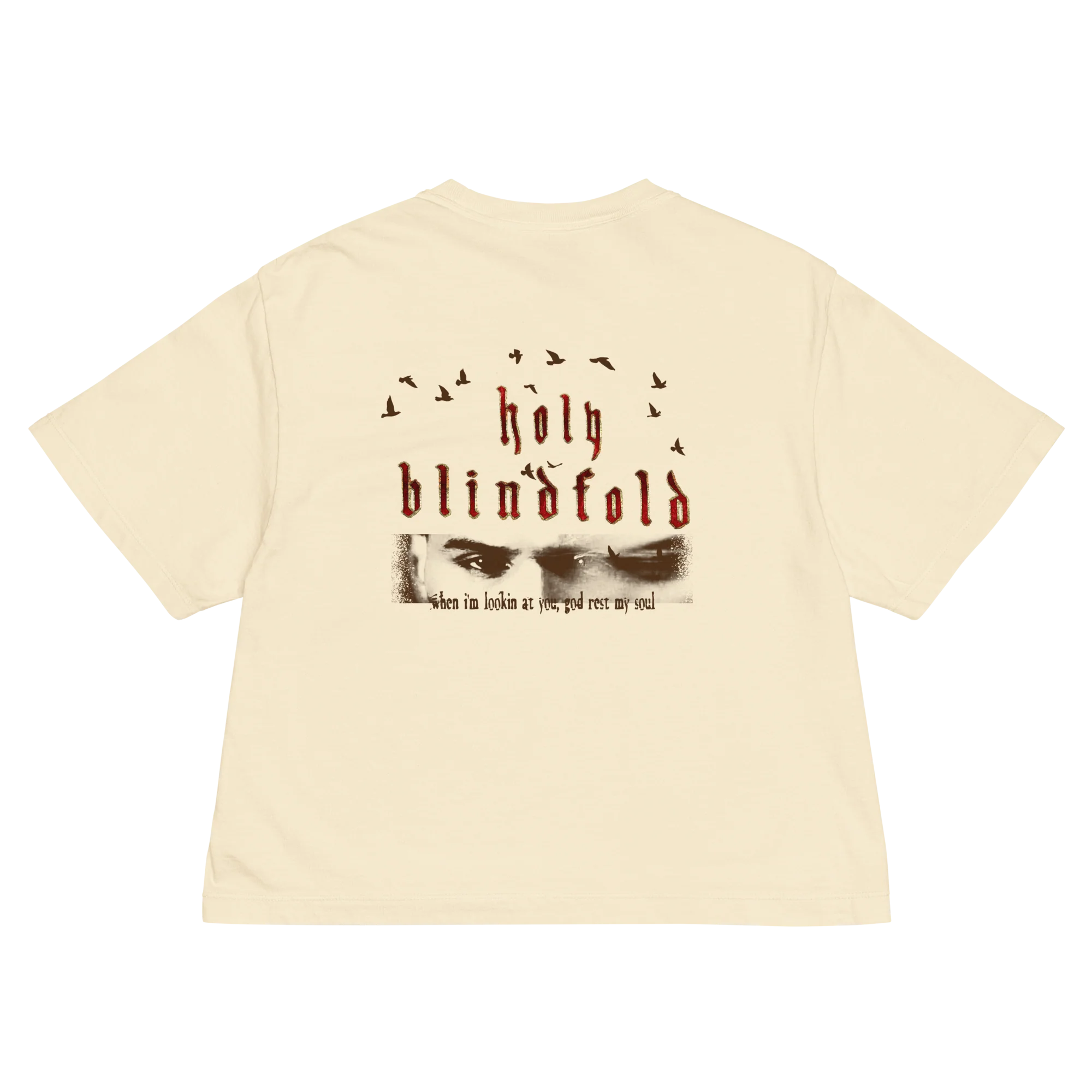 HOLY BLINDFOLD WOMEN'S HEAVYWEIGHT BOXY TEE - Image 2