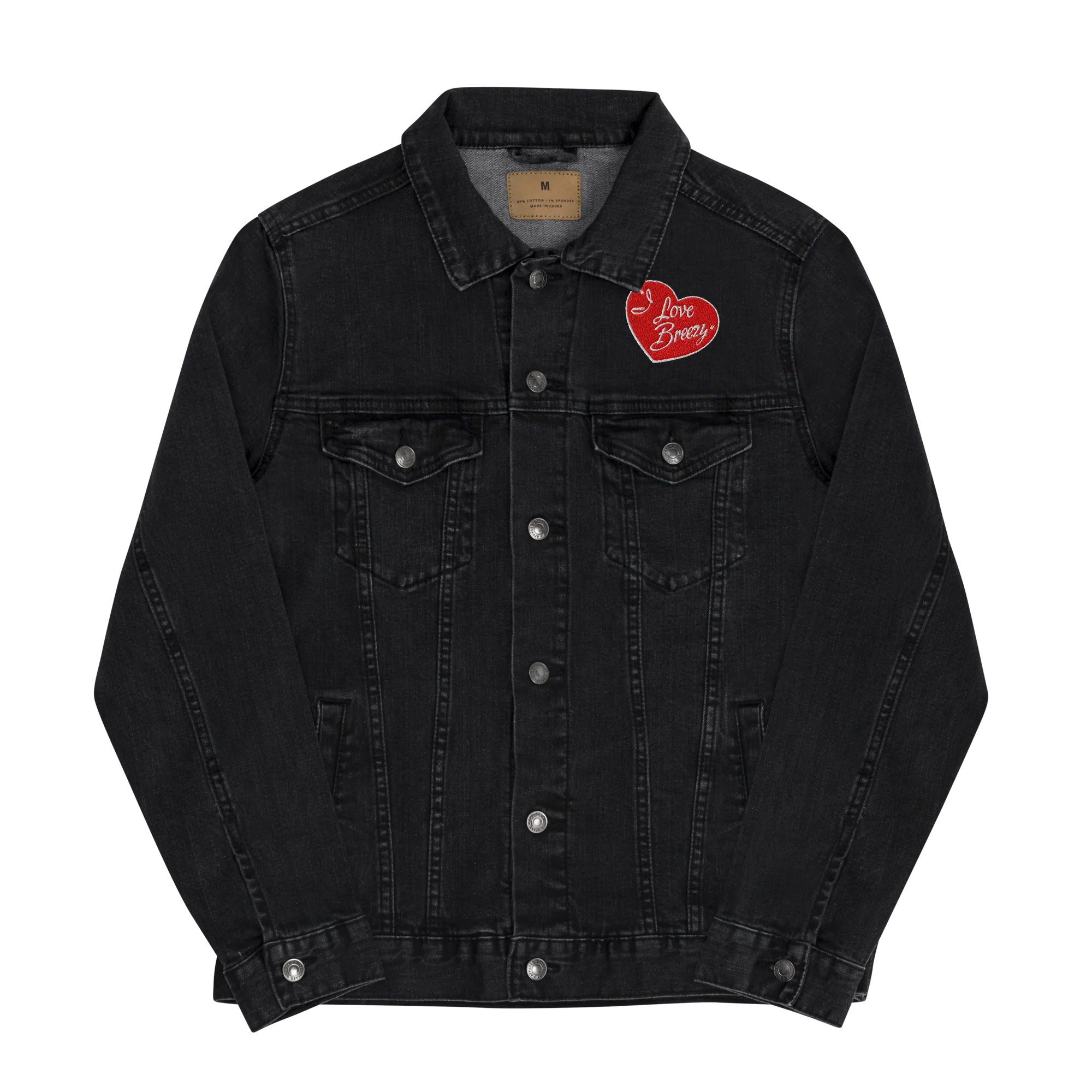 I LOVE BREEZY DENIM JACKET