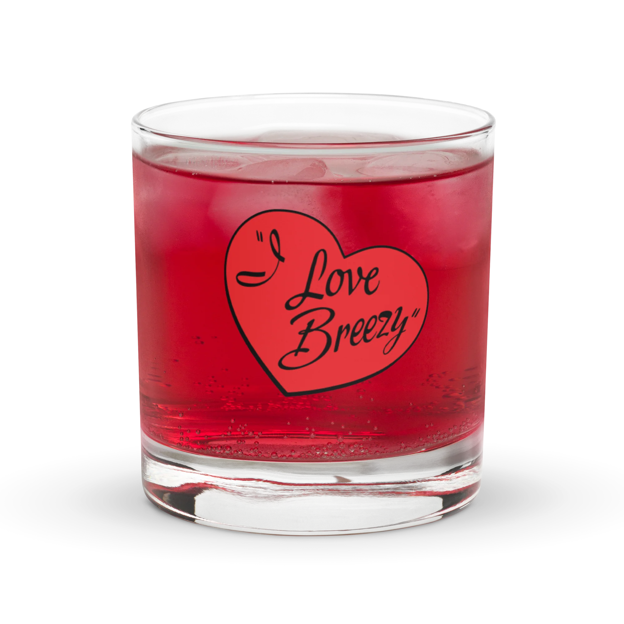 I LOVE BREEZY ROCK GLASS - Image 2