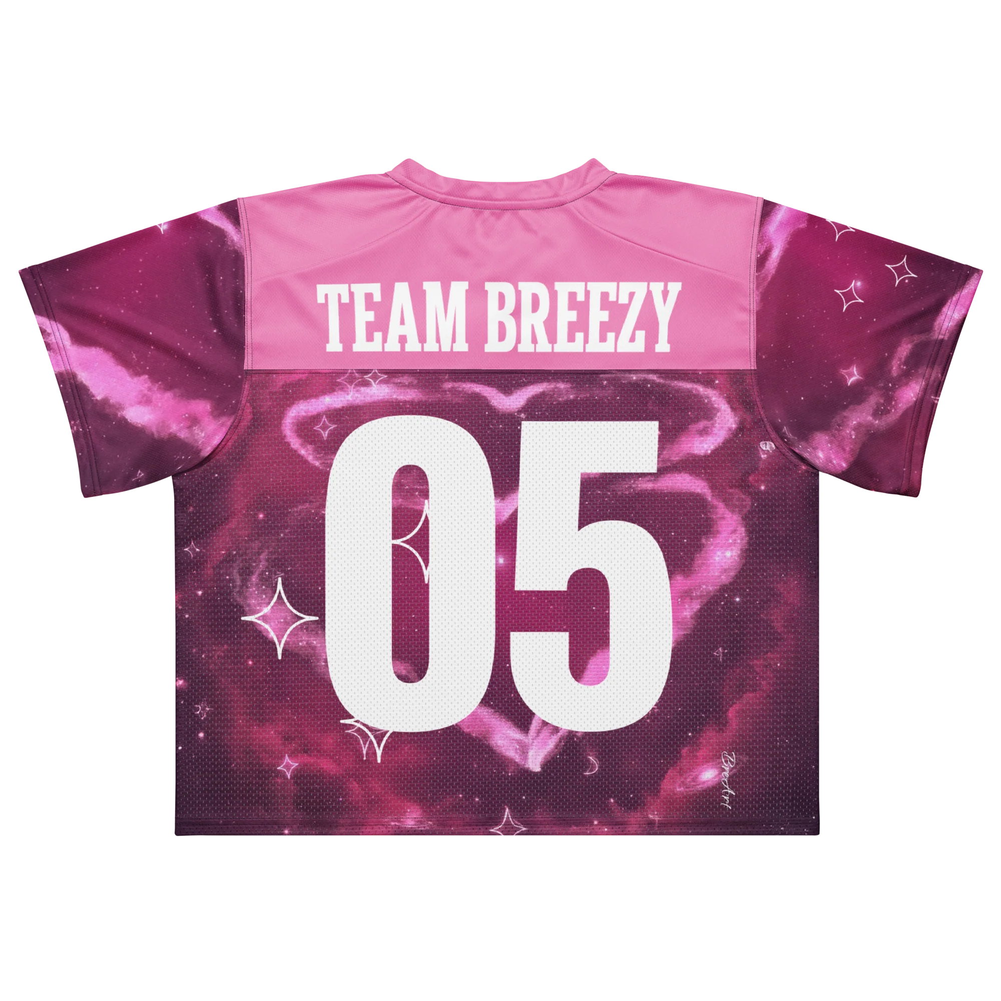 R&B SERIES PINK BLOSSOM BOXY FOOTBALL JERSEY - Image 2