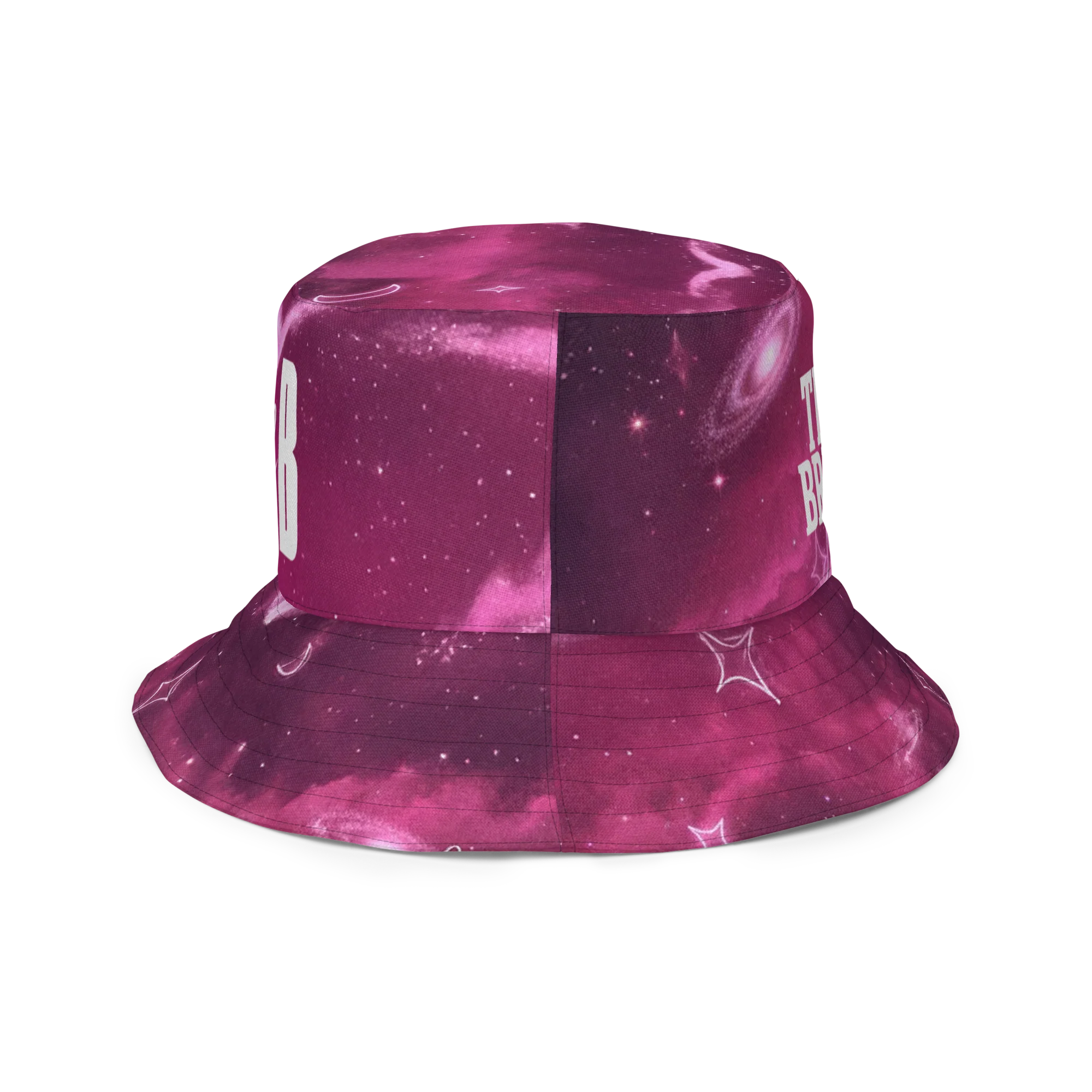 R&B SERIES PINK BLOSSOM REVERSIBLE BUCKET HAT - Image 3