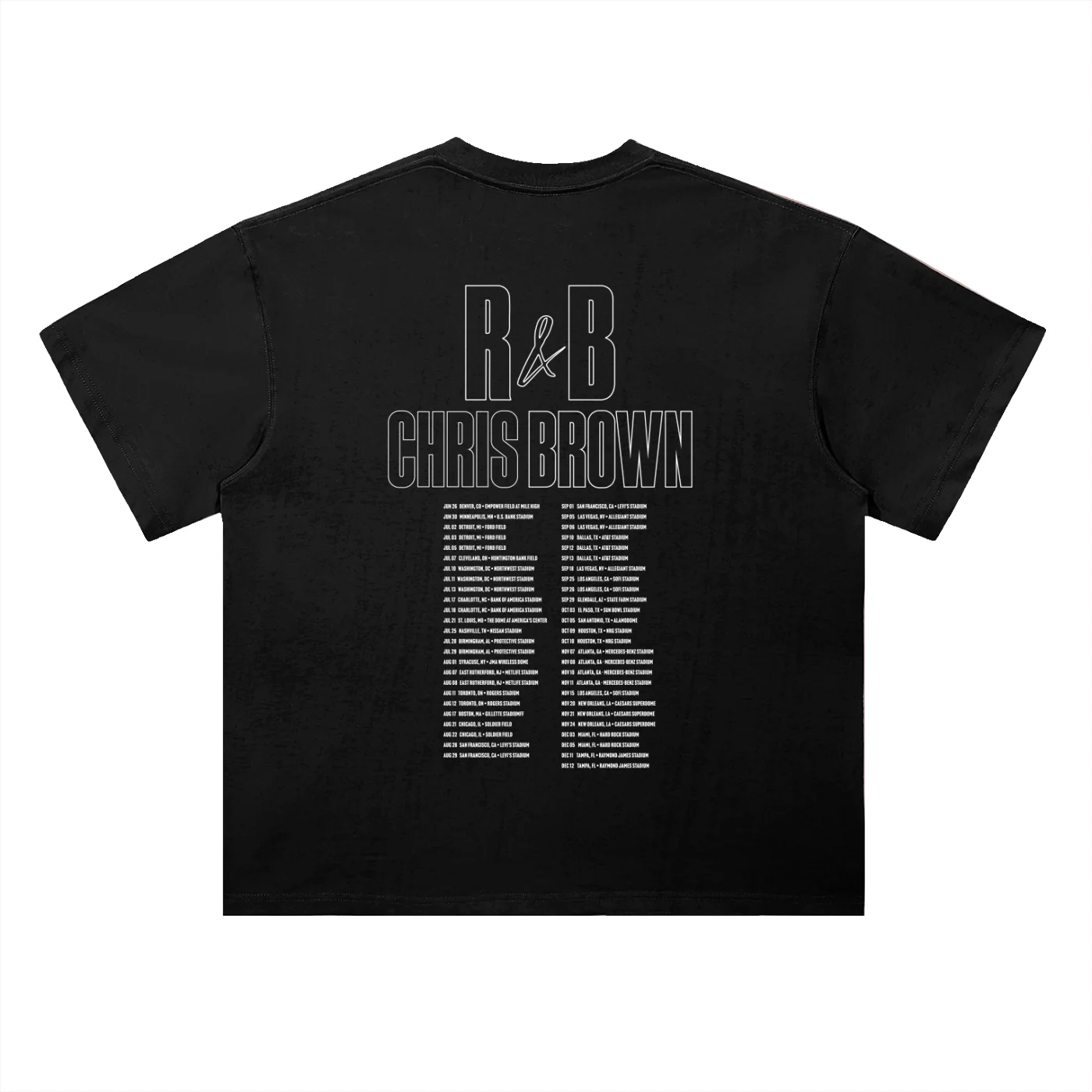R&B SERIES HEADLINER BLACK S/S T-SHIRT - Image 2