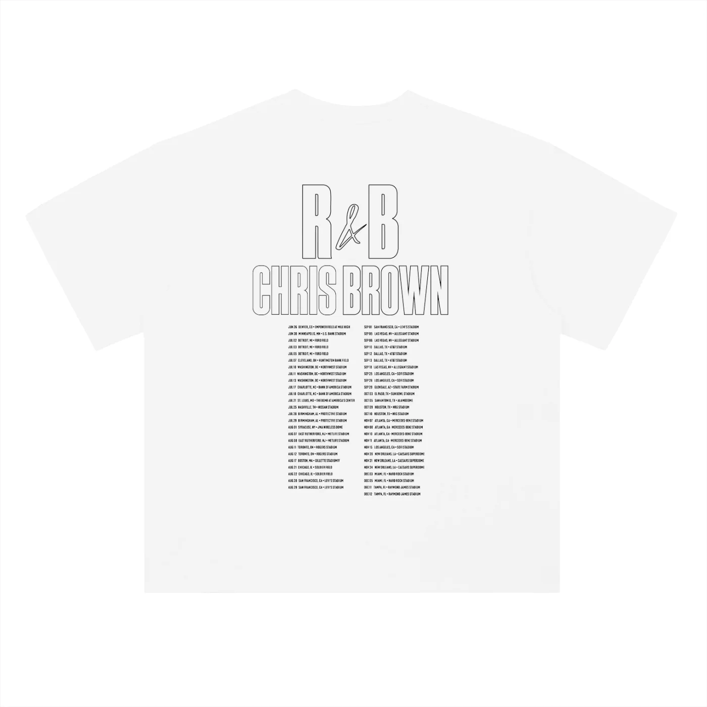 R&B SERIES HEADLINER WHITE S/S T-SHIRT - Image 2