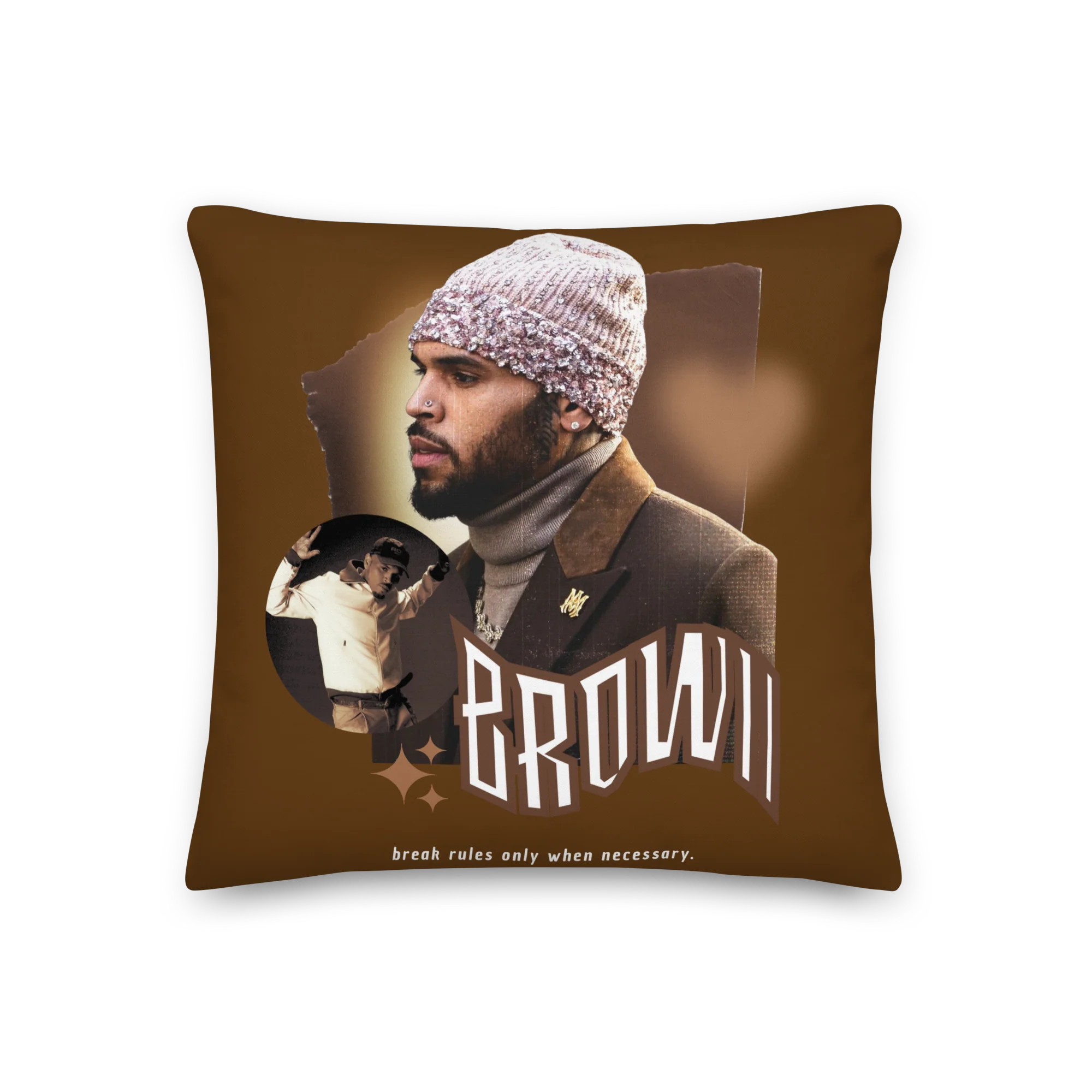 SUPERSTAR BROWN Premium Pillow