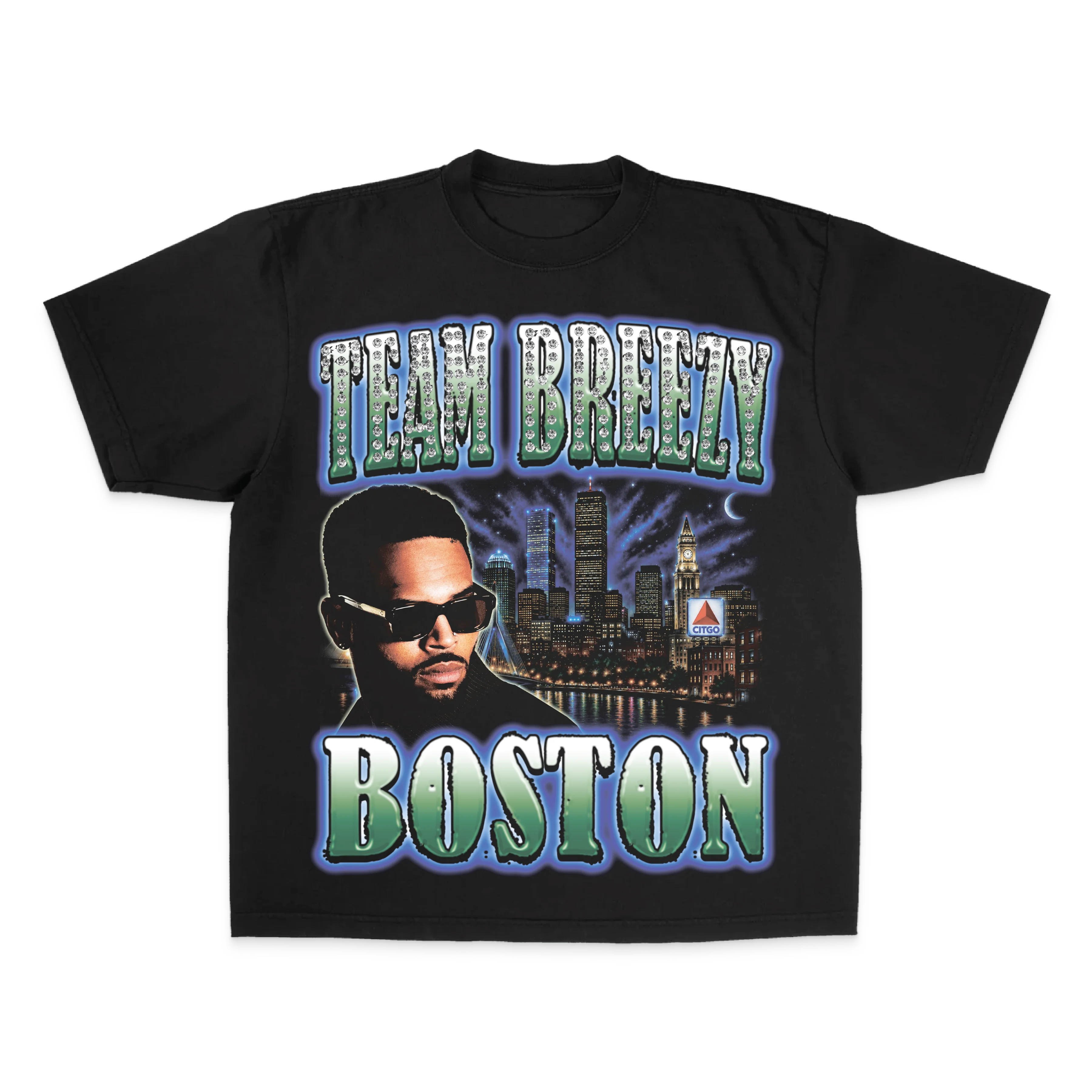 TEAM BREEZY REP YOUR CITY S/S T-SHIRT W/ RHINESTONES - Image 12
