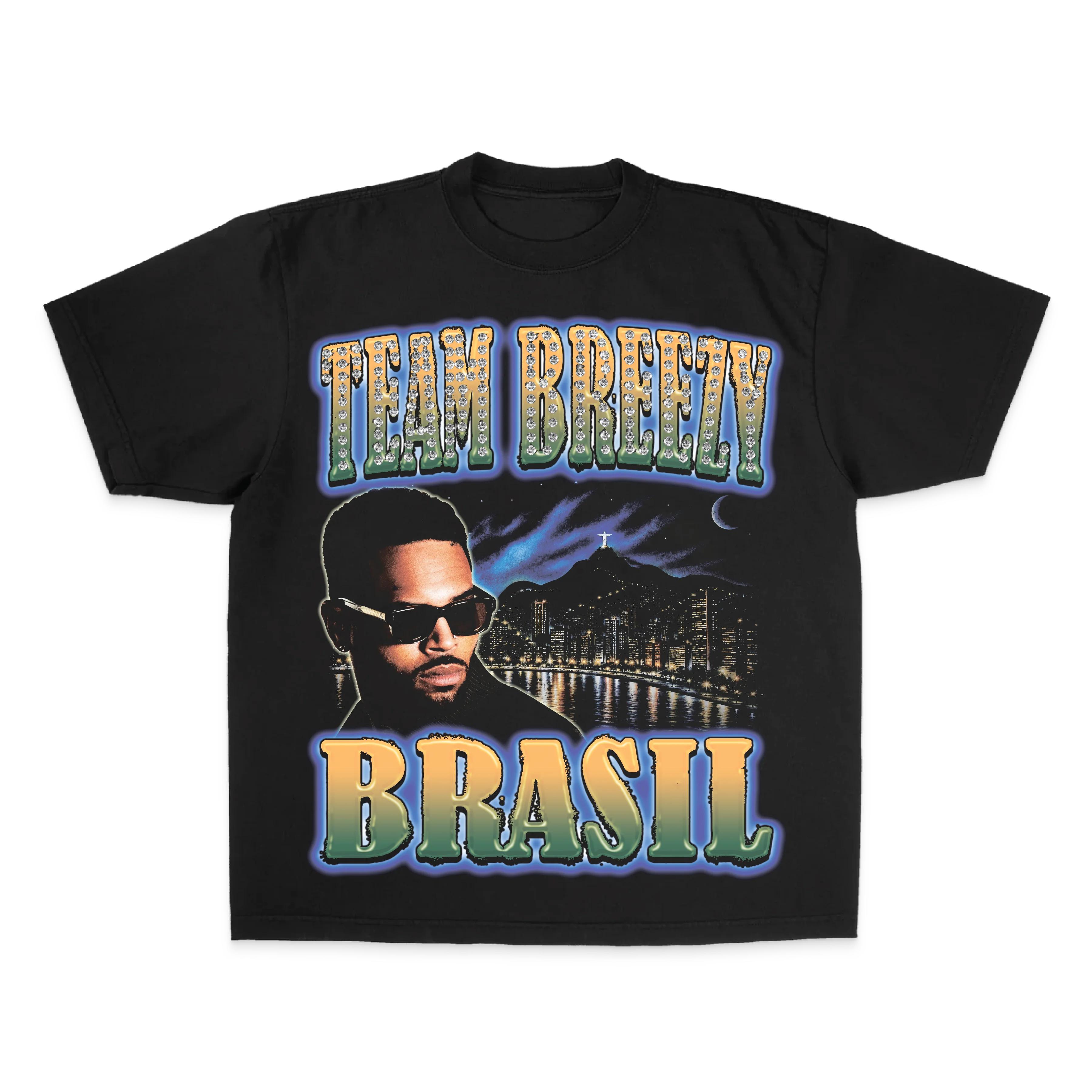TEAM BREEZY REP YOUR CITY S/S T-SHIRT W/ RHINESTONES - Image 19