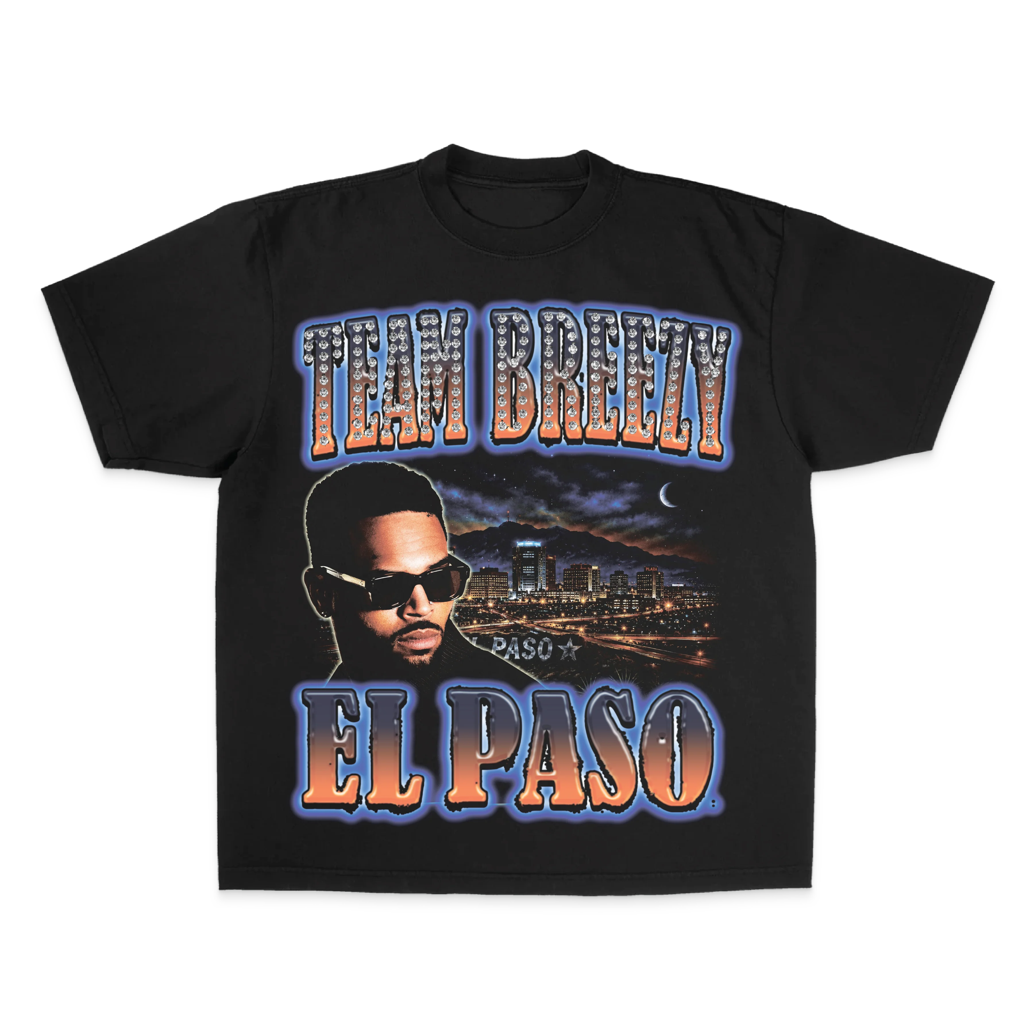 TEAM BREEZY REP YOUR CITY S/S T-SHIRT W/ RHINESTONES - Image 22