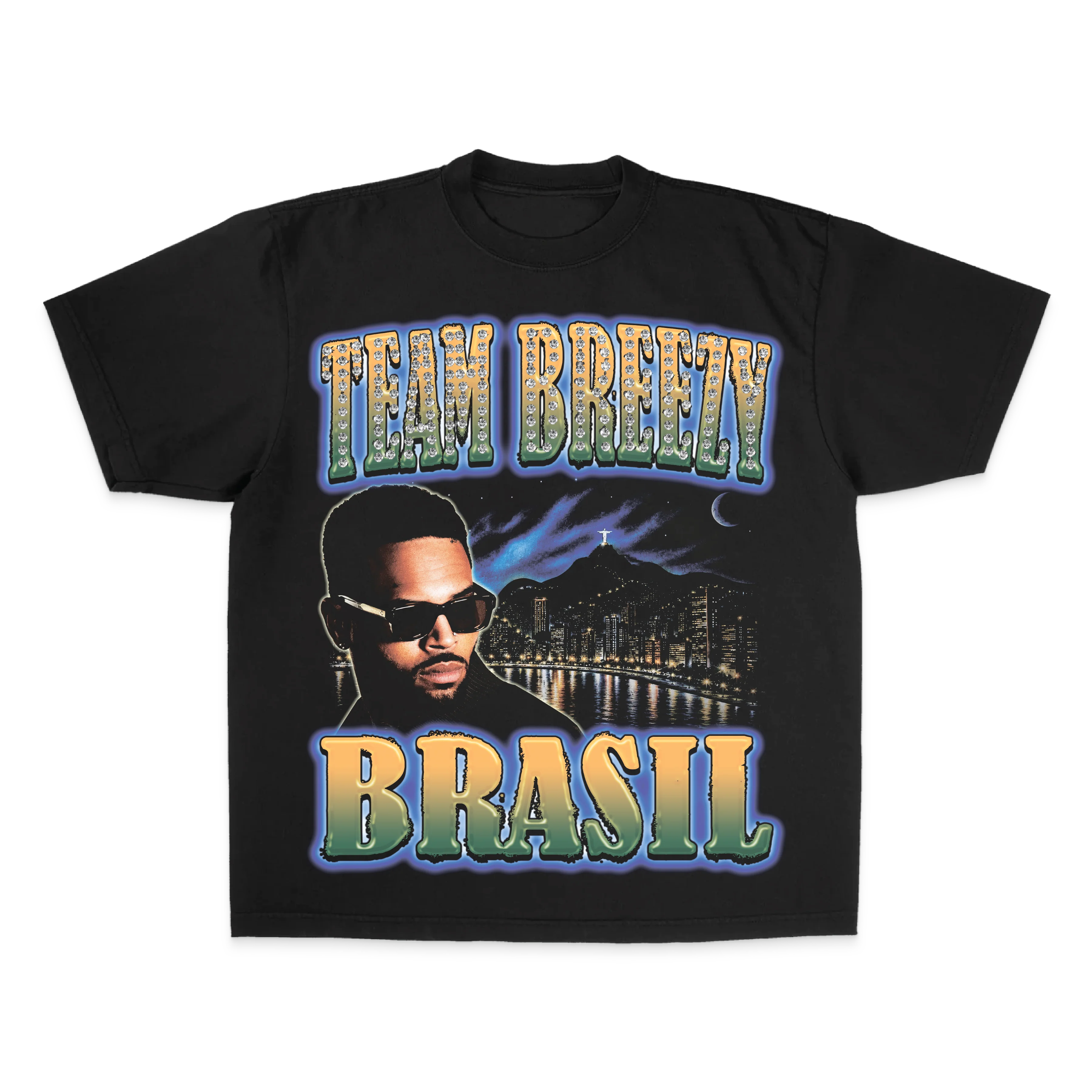 TEAM BREEZY REP YOUR CITY S/S T-SHIRT W/ RHINESTONES - Image 23