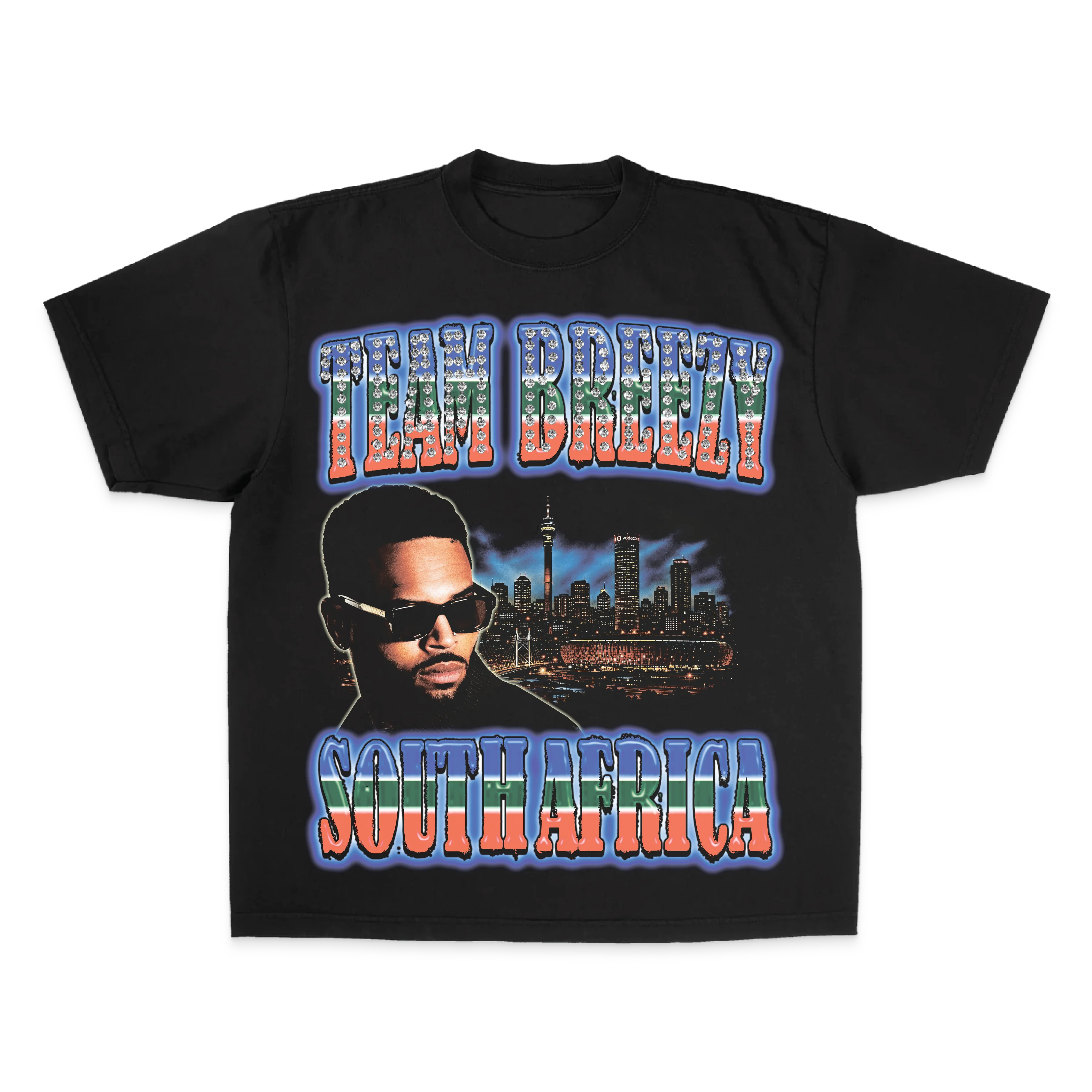TEAM BREEZY REP YOUR CITY S/S T-SHIRT W/ RHINESTONES - Image 24
